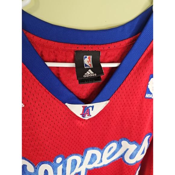Baron Davis Adidas LA Los Angeles Clippers Swingman Jersey Men's Sz L Length +2 - Picture 9 of 15